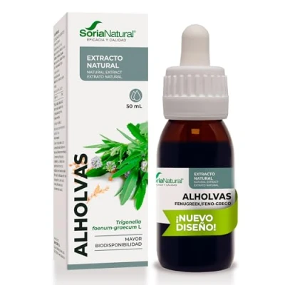 Imagen de Soria Natural Alholvas Extracto Favorece la recuperación del apetito, Digestión, Regulación de Glucosa en Sangre 100% Puro Salud Sistema Digestivo Botella 50 ml