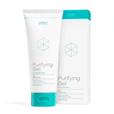 Imagen de colibri skincare PURIFYING Gel CLEANSER (200 ml) conocido en TikTok e Instagram limpiador facial con ácido salicílico (BHA) para una limpieza y profunda de los poros Made in Germany