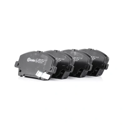 Imagen de BREMBO P 28 037 Juego de pastillas freno con avisador acústico desgaste tornillos pinza sin accesorios HONDA: CIVIC 8 Hatchback