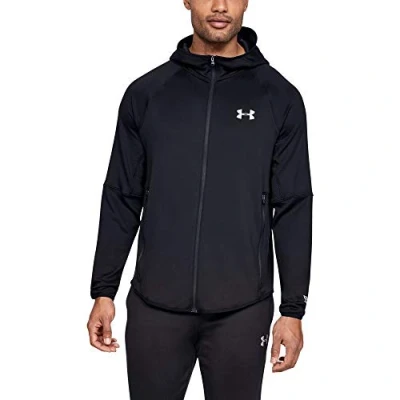 Imagen de Under Armour Select Warm Up Jacket Parte Superior del Calentamiento, Hombre, Negro, MD