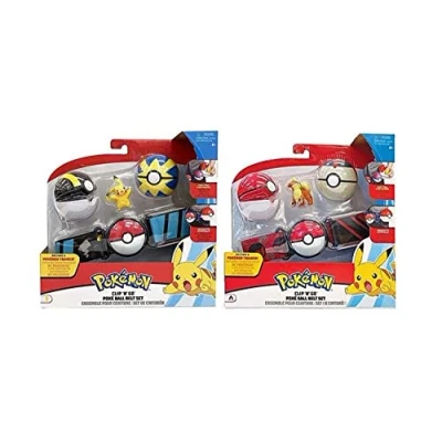Imagen de Pokemon PKW Clip &#039;n&#039; Go Poke Ball Juego de cinturón (Surtido), Multicolor, M (Jazwares 95283)