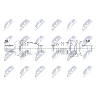 Imagen de NTY NPW ME 221 Árbol de Transmisión Eje trasero, derecha 699mm automática