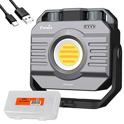 Imagen de Fenix CL28R Linterna de camping 2 en 1 2000 lúmenes y luz trabajo portátil, recargable USB C, brillo continuo ajuste temperatura color con funda LumenTac