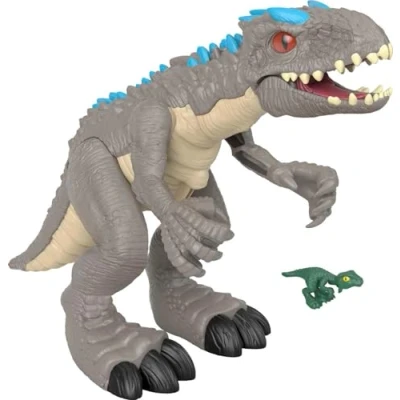 Imagen de Imaginext Fisher Price Jurassic World Indominus Rex, Dinosaurio de Juguete para niños +3 años (Mattel GMR16)