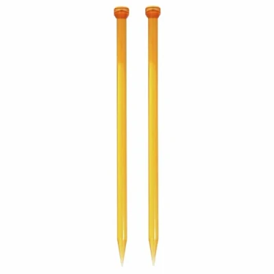 Imagen de Knit Pro Trendz Multicolor mamamemo Agujas de Longitud 15 cm, Naranja, 4,0 mm
