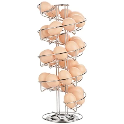 Imagen de TopLife Soporte dispensador de huevos, diseño en espiral