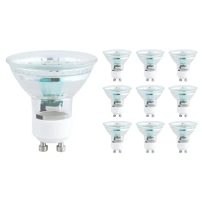 Imagen de SEBSON Bombilla LED GU10 3,5W Equivalente a 35W 300 Lúmenes Blanco Cálido 2900K No Regulable Angulo de Haz 110 Spot 230V Juego 10