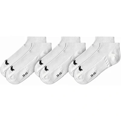 Imagen de erima Deportivos Calcetines Cortos, Pack De 3 Unid, Hombre, Blanco, 47 50
