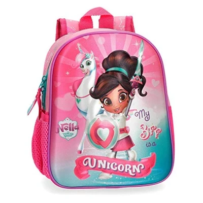 Imagen de Nella Mochila Preescolar Rosa 21x25x10 cms Poliéster 6.44L