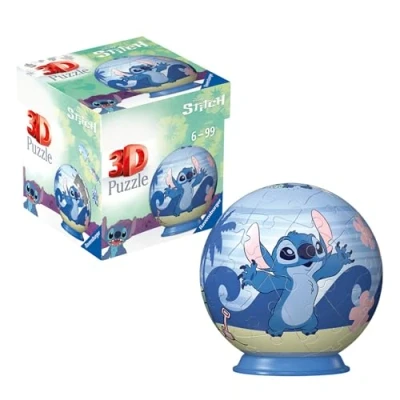 Imagen de Ravensburger Puzzle Disney Stitch 3D Ball 54 Piezas