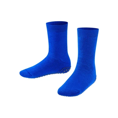 Imagen de FALKE Catspads K Hp algodón lana puños en la suela 1 par, Calcetines para casa Unisex niños, Azul Dark Demin 6719, 23/26 EU