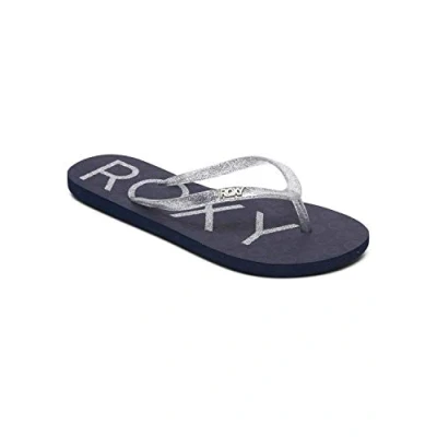 Imagen de Roxy VIVA Sparkle Chanclas de dedo, Mujer, Talla: 41, Navy Fibra sintética