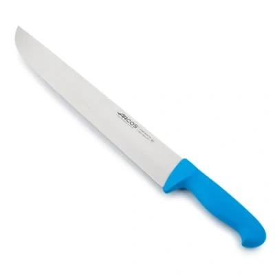 Imagen de Arcos Serie 2900 Cuchillo Cocinero Hoja de Acero Inoxidable NITRUM 350 mm Mango inyectado en Polipropileno Color azul