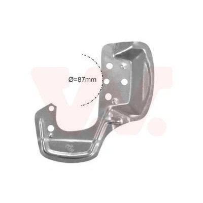 Imagen de VAN WEZEL 3776371 Chapa Protectora de Disco Freno con soporte Eje delantero, izquierda OPEL: Kadett E CC