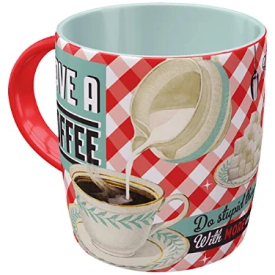 Imagen de Nostalgic Art Taza Retro Have a Coffee Idea de Regalo para los Amantes del café, Cerámica, Divertido diseño Vintage con Frase (43004)
