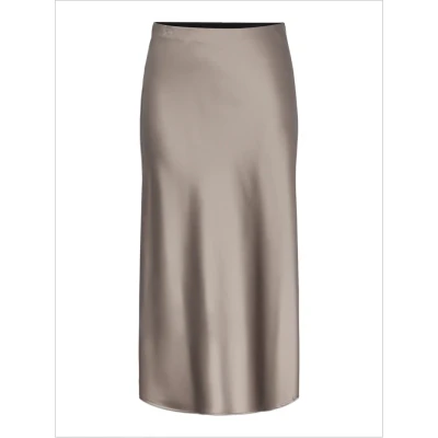 Imagen de YAS Yaspella MIDI Skirt Falda acampanada, Mujer, Talla: Medium, Hellbraun