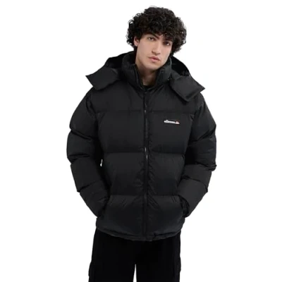 Imagen de Ellesse Monterosa Padded Jacket Chaqueta de invierno, Hombre, Talla: Medium, Black