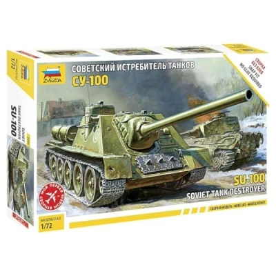 Imagen de Zvezda Destructor de Tanques soviético SU 100 Kit Modelo, Color no renseigné, Medium (Z5044)