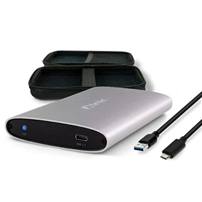 Imagen de Fantec ALU 25U31 Carcasa externa para discos duros de 6,35cm (2,5&#039;&#039;) SATA y SSD, conexión supervelocidad+ USB 3.1 hasta 10Gibt/s UASP, enfriamiento pasivo, aluminio, plata