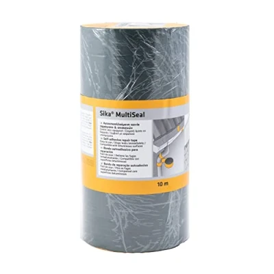 Imagen de Sika Multiseal Cinta de sellado autoadhesiva y resistente a la rotura, Gris, 300 mm x 10 m