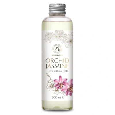 Imagen de Recambio de Difusor Orquídea Jazmín 200ml Fragancias Ambiente Intensas y Duraderas Aroma Floral Aromaterapia