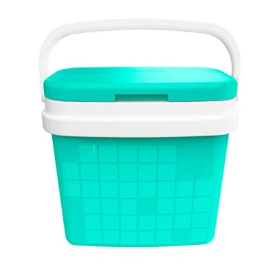Imagen de COM FORT HOUSE Nevera Portátil con Asa Rígida Porta Alimentos para Camping, Playa, Acampada Color Pasto Verde Capacidad 25L