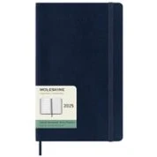 Imagen de Moleskine Weekly Planner, Agenda Semanal con Espacio para Notas 12 Meses 2025, Tapa Blanda y Cierre Elástico, Color Azul Zafiro, Formato Grande 13x21 cm