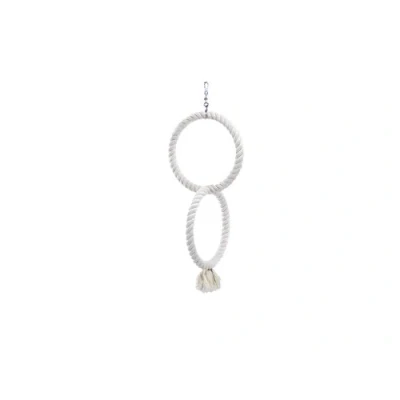 Imagen de Nobby Cotton Climbing Juego de 2 Anillos Grandes para Loro, 50 cm diámetro Total