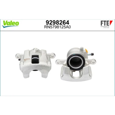 Imagen de FTE 9298264 Pinza de freno gris Hierro fundido Eje delantero, izquierda sin soporte MERCEDES BENZ: Clase B, A