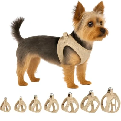 Imagen de Flamingo Perro Arnés Step&amp;Go Bento Beige XS 28 30cm 30 32cm