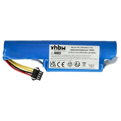 Imagen de vhbw 1x batería Compatible con Vileda VR 201 PetPro, 303 Robot Limpieza (2600 mAh, 10,8 V, Li Ion)