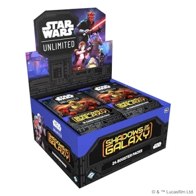 Imagen de Fantasy Flight Games Star Wars: Unlimited TCG Shadows of The Galaxy Booster Display (Set 24 Packs) Trading Card Game for Kids &amp; Adults, Ages 12+, 2+ Players, 20 Min Playtime, Made by