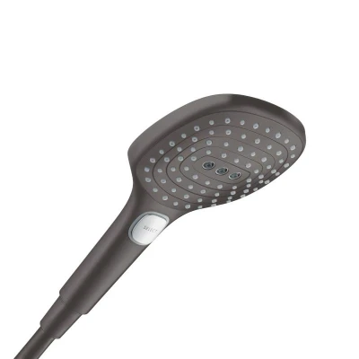 Imagen de Hansgrohe Raindance Select E Ducha de mano 120 3 tipos chorro, cromo negro cepillado, 26520340
