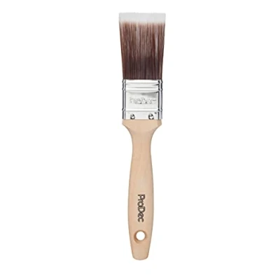 Imagen de ProDec Premier Trade Pincel sintético Profesional de 1.5 Pulgadas para una Pintura Acabado Suave con emulsión, Pinturas Brillantes y satinadas en Paredes, techos, Madera Metal, 38 mm