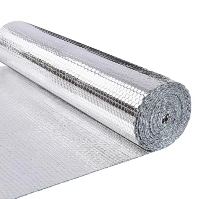 Imagen de VOUNOT Aislante Térmico Reflexivo 10x1 m Aluminio y Burbujas, Lámina Doble Cara para Frío Calor 3.2mm, Aislamiento Radiadores Paredes, Techo, Suelo, Furgonetas, Buhardillas, Garaje