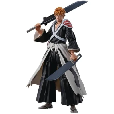 Imagen de TAMASHII NATIONS Ichigo Kurosaki Dual Zangetsu Ver. Fig. 15,5 cm Bleach SH figuarts