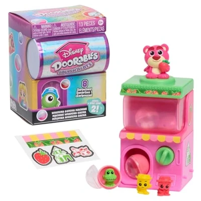 Imagen de Disney Doorables Máquina Squish&#039;Alots Whatcha Gotcha, 8 Piezas, 4 Figuras Sorpresa coleccionables, Juguetes para niños a Partir de 5 años Just Play