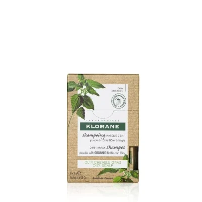 Imagen de Champú Mascarilla 2en1 Polvo de Ortiga Bio y Arcilla 8 Sobres