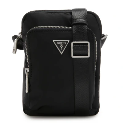 Imagen de Guess Certosa Nylon ECO Unisex Bandolera, Talla: One Size, Black