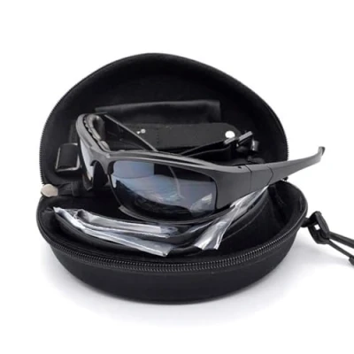 Imagen de Gafas de sol tácticas polarizadas 4LS para hombre, resistente a impactos airsoft, ahumadas, ciclismo o motociclismo, UV400 MODEL