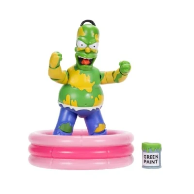 Imagen de los Simpsons Figura Hommer Enfadado de 13 cm Totalmente articulada Coleccionista Incluye Accesorios Para Niños 3 Años +