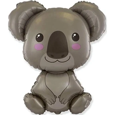 Imagen de Ballonheld Globo Koala aprox. 85 x 70 cm, apto para helio, largo tiempo de flotación, globos infantiles