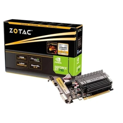 Imagen de Zotac ZT 71115 20L Tarjeta gráfica NVIDIA GeForce GT 730 4 GB GDDR3