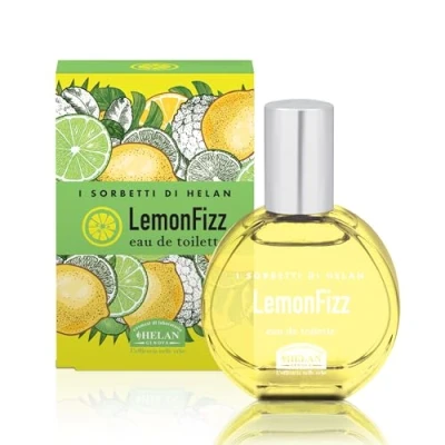 Imagen de Helan, I Sorbetti LemonFizz Fragancia para Hombre y Mujer Cítrica Espumosa con Lima Limón, Toques de Pimienta Rosa Jengibre, Eau Parfum Vainilla Verano, 30 ml