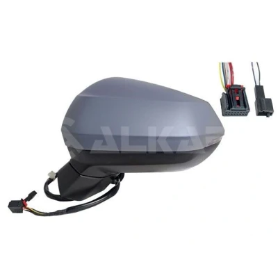 Imagen de Espejo retrovisor Alkar 9039777 izquierda imprimado eléctrico calefactable, asférico para vehíc. con volante a la