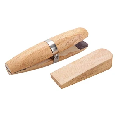 Imagen de Herramienta de Soporte alicates Madera Duradera Profesional, Anillo Madera, Corte en V para Hacer Joyas