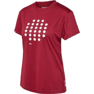 Imagen de Hummel Hmlcourt Camiseta estampada, Mujer, Talla: 34, Rhubarb