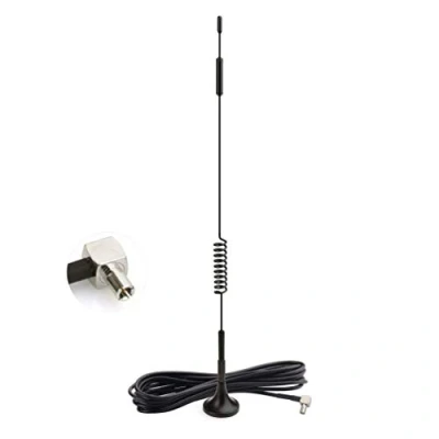 Imagen de Bingfu TS9 Antena 4G LTE 7 dBi MIMO Amplificadora de Señal Base Magnética Compatible con Orange,Vodafone Movistar Netgear Huawei Enrutadores y Aircards Puntos Acceso Móvil