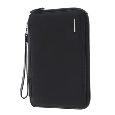 Imagen de Piquadro Funda para Pase de Trabajo Continuativo, 2,5 x 23 15 cm (Ancho Alto Largo), Black, 2.5x23x15 (W H L), Soporte Pasaporte