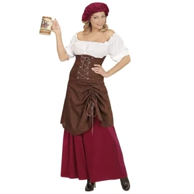 Imagen de W WIDMANN MILANO Party Fashion Disfraz de casera medieval, posadera, camarera, criada, disfraz, carnaval